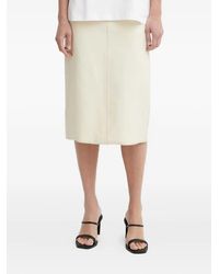 Day Birger et Mikkelsen - Topstitch-Pocket Midi Skirt - Lyst
