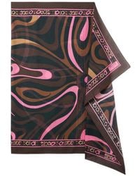 PUCCI - Marmo-Print Cotton Sarong - Lyst
