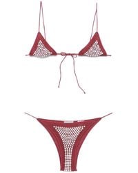 Oséree - Crystal-Embellished Bikini - Lyst