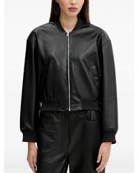 HUGO - Zip-Front Ribbed-Cuff Jacket - Lyst