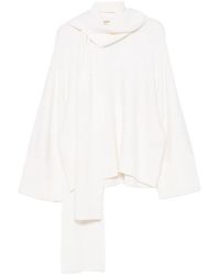 Barbara Bui - Scarf-Detail Sweater - Lyst
