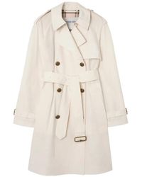 Burberry - Mid-Length Lightweight Cotton Belgravia Trench Coat​ - Lyst