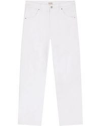 Fursac - Logo-Embroidered Jeans - Lyst
