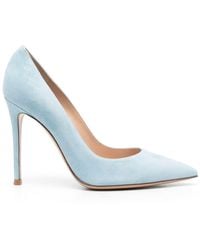 Gianvito Rossi - Pointed Suede Pumps - Lyst