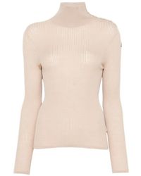 Moncler - Ribbed-Knit Button-Fastening Sweater - Lyst