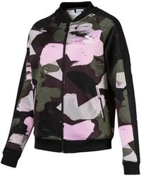 PUMA - Camouflage-Print Full-Zip Sweatshirt - Lyst