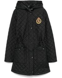 Ralph Lauren - Logo-Patch Parka Coat - Lyst