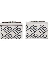 Ferragamo - Patterned Square Cufflinks - Lyst