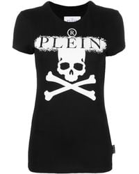 Philipp Plein - Skull-Print Short-Sleeve T-Shirt - Lyst