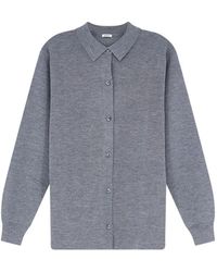 Aspesi - Button-Up Collared Cardigan - Lyst