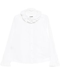 Jil Sander - Ruffled Shirt - Lyst