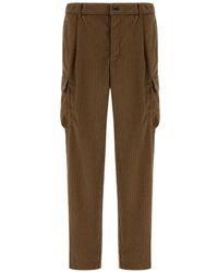 Herno - Corduroy Straight-Leg Trousers - Lyst