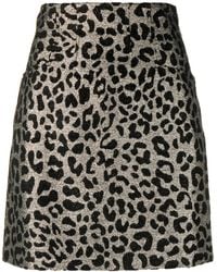 Genny - Minirock Mit Print - Lyst