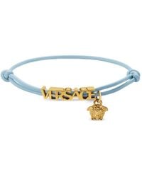 Versace - Leather Bracelet - Lyst