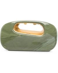 Cult Gaia - Amara Marbled Clutch Bag - Lyst