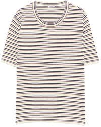 Aspesi - Striped T-Shirt - Lyst
