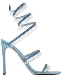 Rene Caovilla - Sandales Chandelier À Ornements En Cristal 105 Mm - Lyst