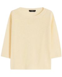 Weekend by Maxmara - Linen Three-Quarter Sleeve Sweater - Lyst