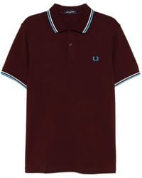Fred Perry - Logo-Embroidered Polo Shirt - Lyst