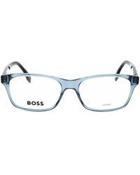 BOSS - Rectangle-Frame Glasses - Lyst