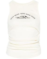 Achilles Ion Gabriel - Ruched Tank Top - Lyst