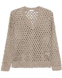 Brunello Cucinelli - Pullover mit Pailletten - Lyst