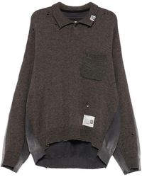 Maison Mihara Yasuhiro - Pull À Manches Longues - Lyst