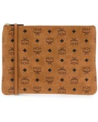 MCM - Sac À Bandoulière Visetos - Lyst