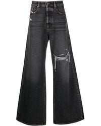 DIESEL - D-rise 007f6 Straight-leg Jeans - Lyst