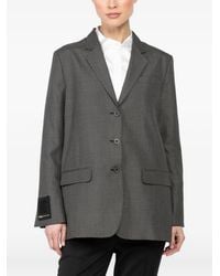 Ibrigu - Polka-Dot Three-Button Single-Breasted Jacket - Lyst