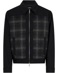 DSquared² - Evening Check Bomber Jacket - Lyst