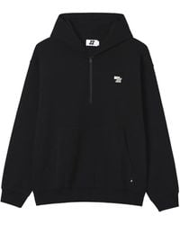 Izzue - Hoodie Met Halve Rits En Kangoeroe Zak - Lyst