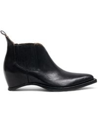 Maison Margiela - Pointed-Toe Chelsea Boots - Lyst