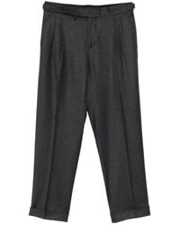Briglia 1949 - Pleated-Detail Turn-Up Trousers - Lyst