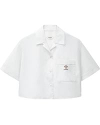 Versace - Chemise En Popeline De Coton - Lyst