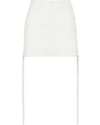 Salvatore Santoro - Lace-Up Mini Skirt - Lyst