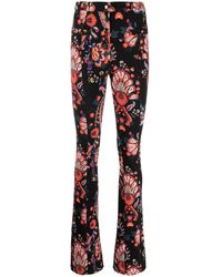 Rabanne - Pantalones con motivo floral - Lyst
