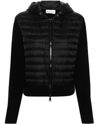 Moncler - Logo-appliqué Knitted Cardigan - Lyst