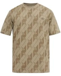 adidas - Monogram Aop-Print Cotton T-Shirt - Lyst