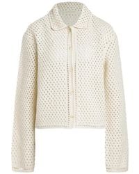 12 STOREEZ - Meadow Crochet-Knit Cardigan - Lyst