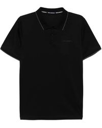 KARL LAGERFELD - Logo Cotton Polo Shirt - Lyst