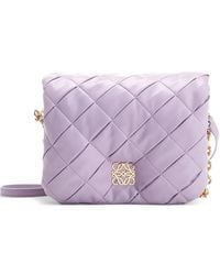 Loewe - Goya Padded Leather Shoulder Bag - Lyst