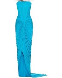 Chats by C.Dam - Gedrapeerde Maxi-Jurk - Lyst