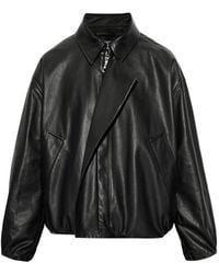 Loewe - Zip-Fastening Leather Jacket - Lyst