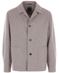 ZEGNA - Button-Fastening Patch-Pocket Jacket - Lyst