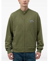 HUGO - Logo-Patch Zip-Up Sweatshirt - Lyst