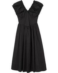 B+ AB - Vestido midi con cuello en V - Lyst