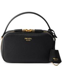 Prada - Odette Leather Mini-Bag - Lyst