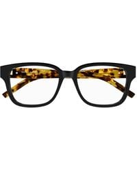 Saint Laurent - Square-Frame Glasses - Lyst