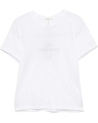 Rag & Bone - Logo-Stud T-Shirt - Lyst